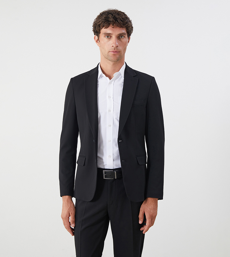 بليزر ضيق كم طويل 