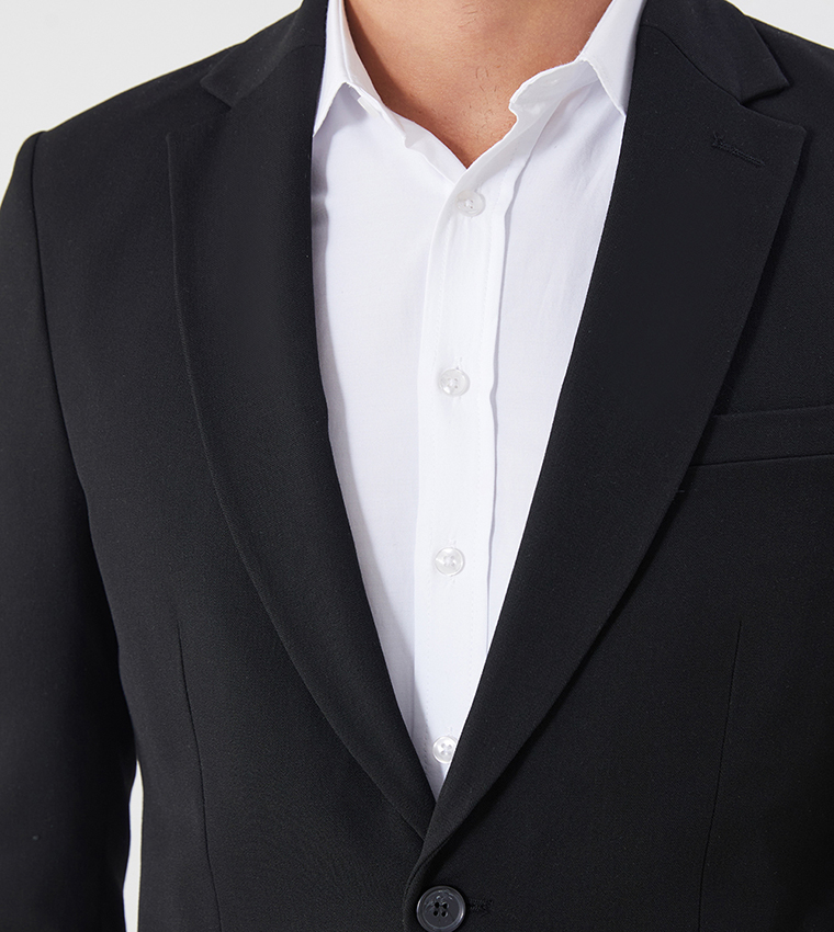 بليزر ضيق كم طويل 