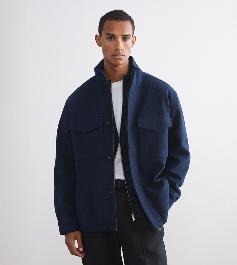 جاكيت رجالي مريح كم طويل