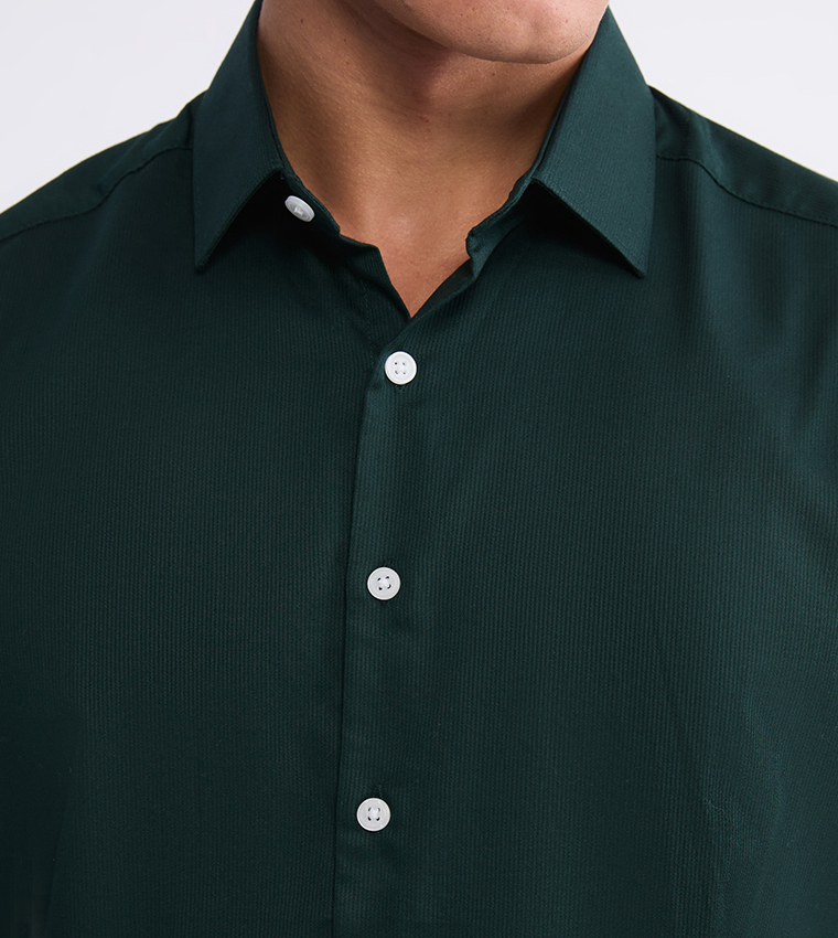 Solid Long Sleeves Formal Shirt