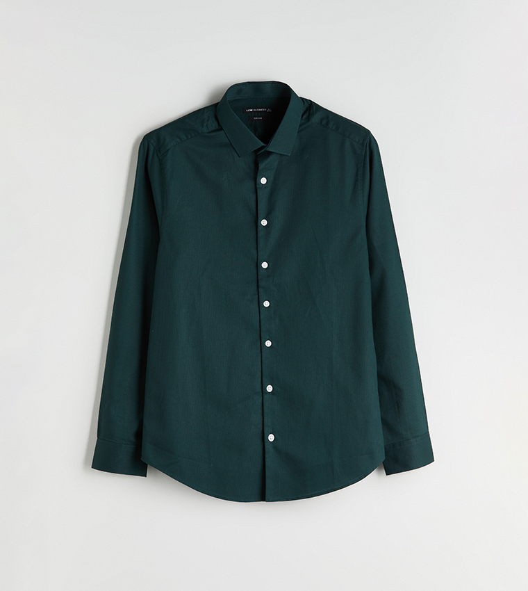 Solid Long Sleeves Formal Shirt