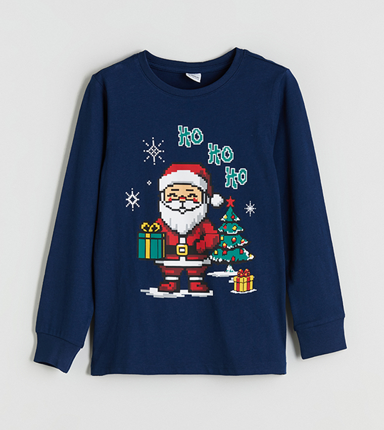 Printed Long Sleeves Pyjama Set