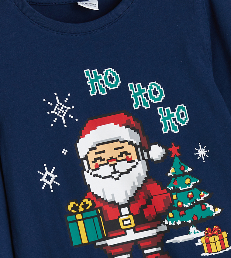 Printed Long Sleeves Pyjama Set