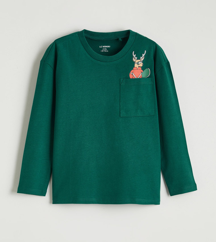 Printed Long Sleeves T-Shirt