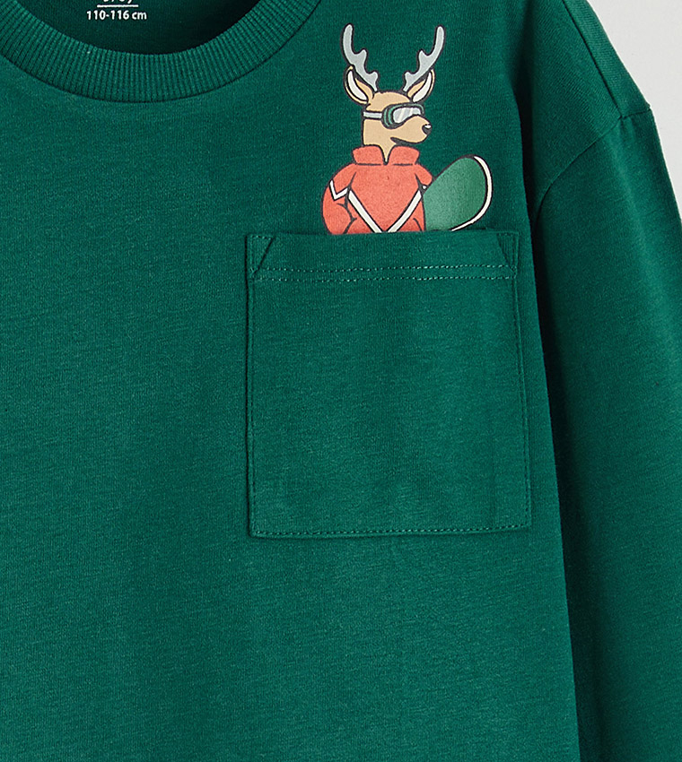 Printed Long Sleeves T-Shirt