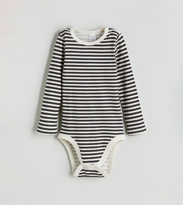 2-Pack Printed Long Sleeves Snap Bodysuits