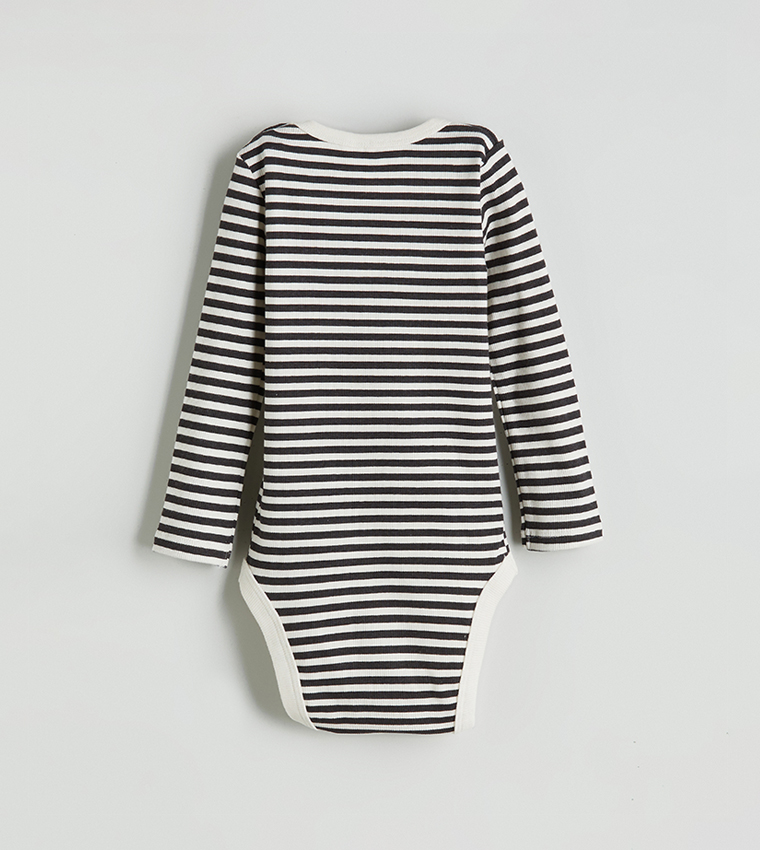 2-Pack Printed Long Sleeves Snap Bodysuits