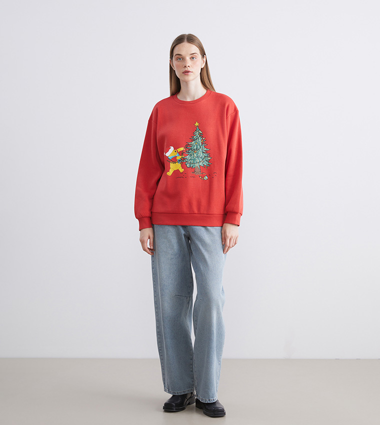 Printed Long Sleeves Sweatshirt