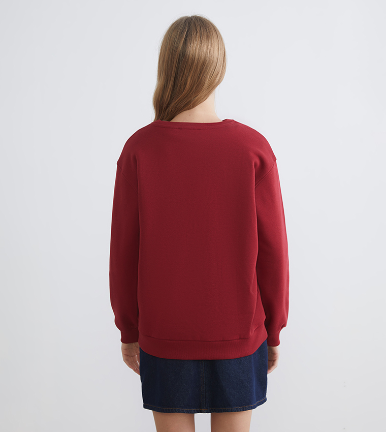 Hello Kitty Printed Thick Sweatshirt