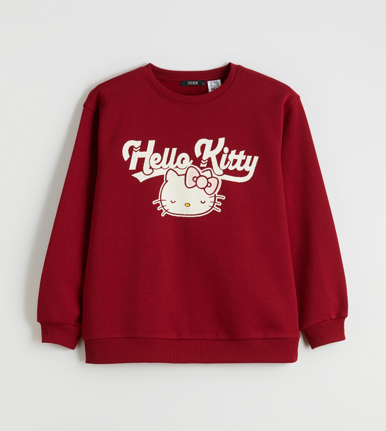 Hello Kitty Printed Thick Sweatshirt