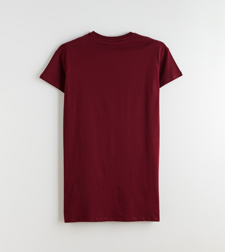 Bear Teddy Printed Mini Nightdress