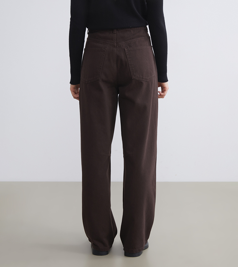 Faded High-Rise Baggy Jeans