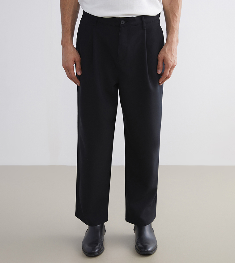 بنطلون رجالي مريح سادة 