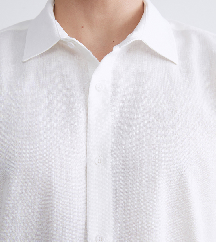 قميص دوبي كم طويل 