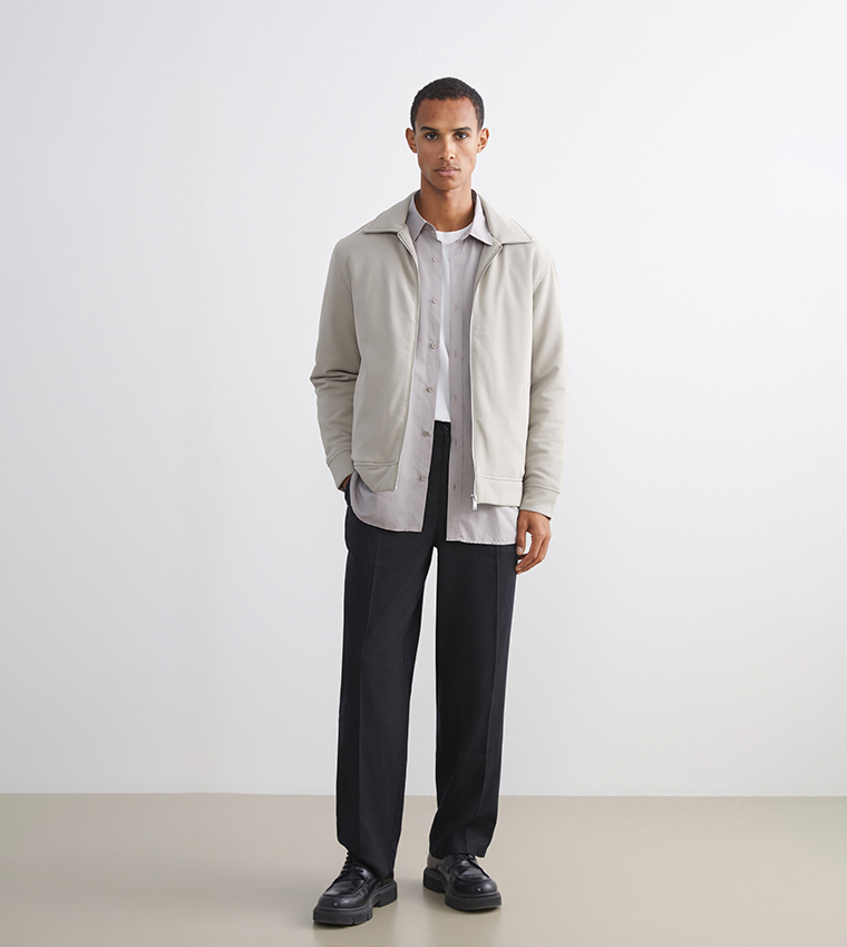 Solid Long Sleeves Jacket