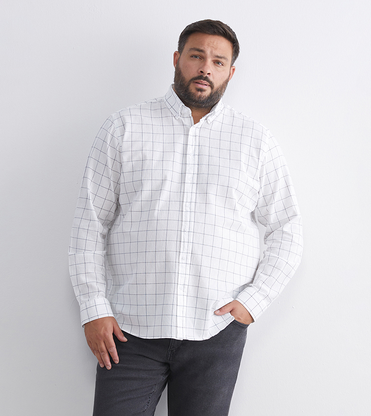 Plaid Regular Fit Long Sleeves Shirt
