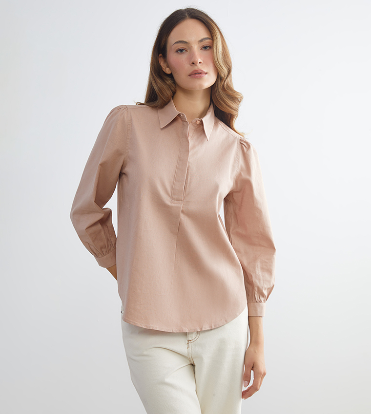 Solid Long Sleeves Shirt