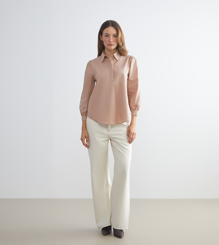 Solid Long Sleeves Shirt