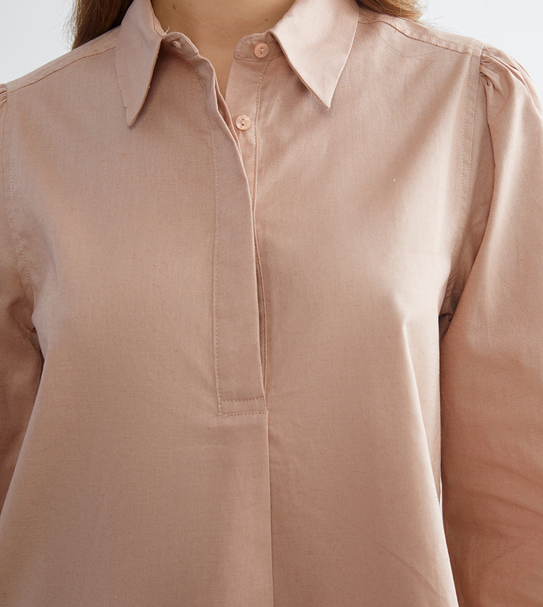 Solid Long Sleeves Shirt