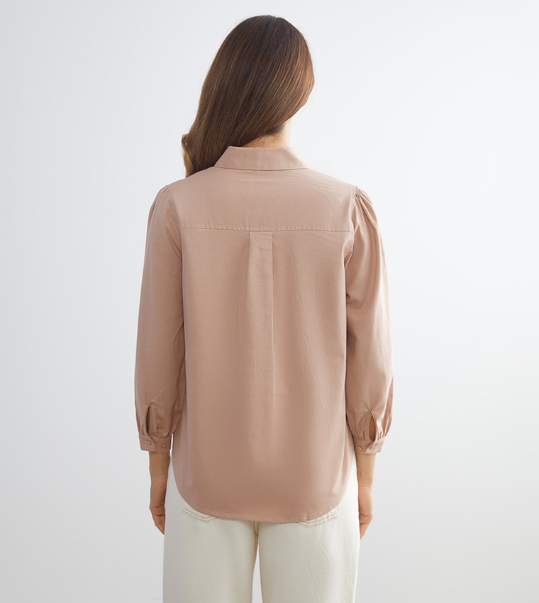 Solid Long Sleeves Shirt