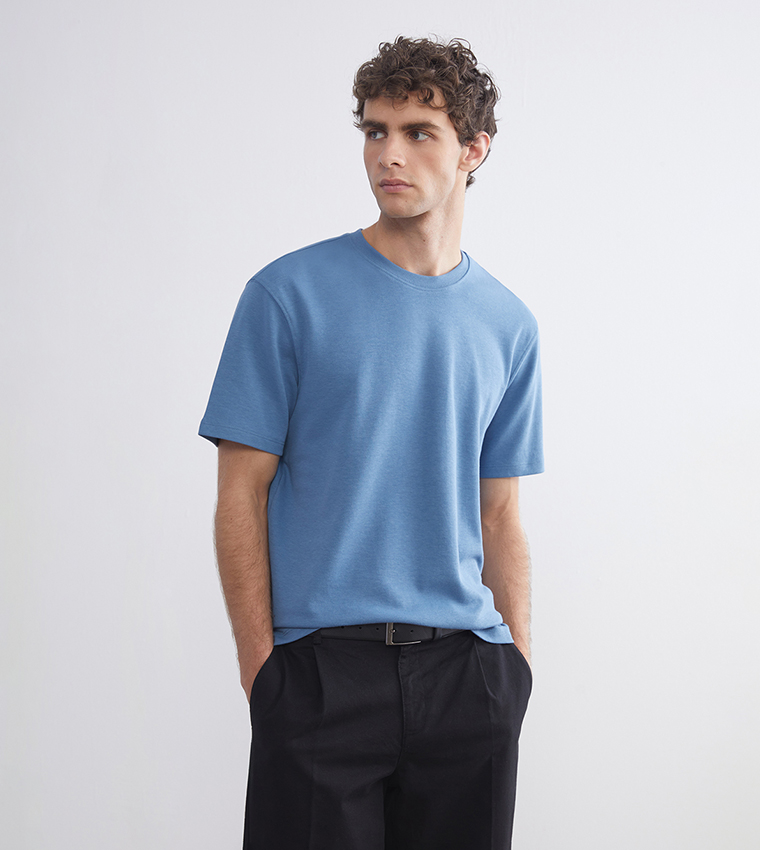 Solid Short Sleeves Casual T-Shirt