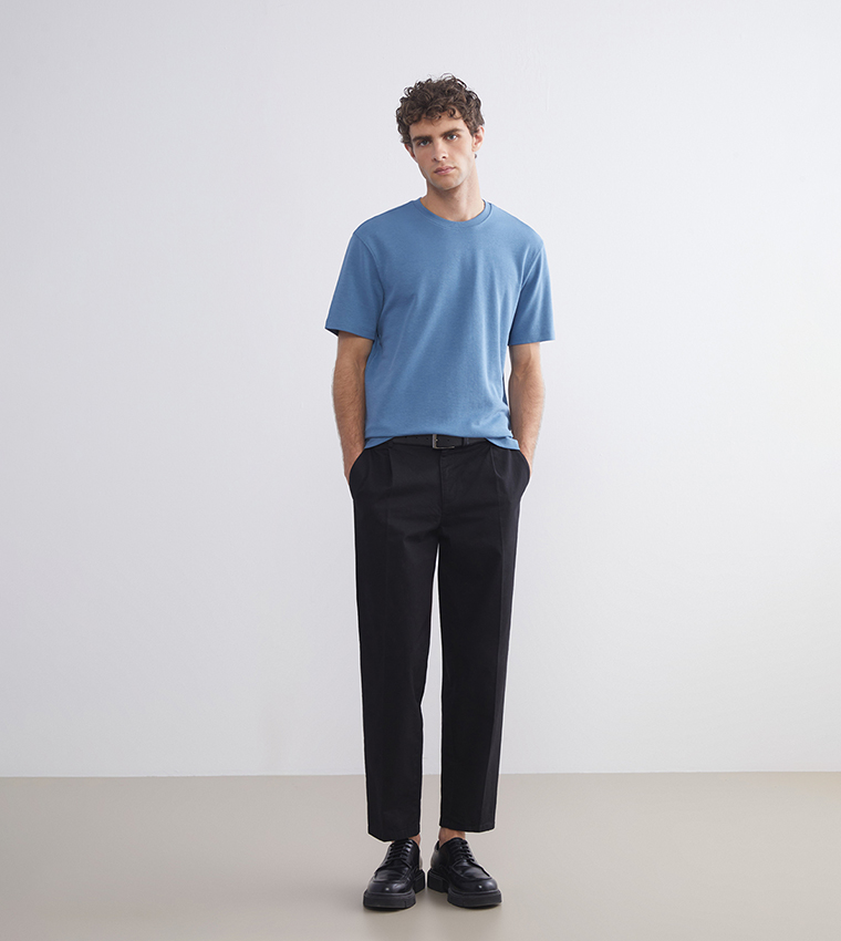 Solid Short Sleeves Casual T-Shirt