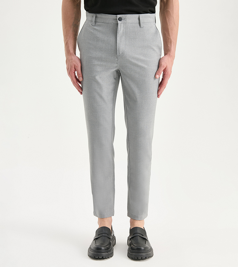 Mid Rise Slim Fit Trousers