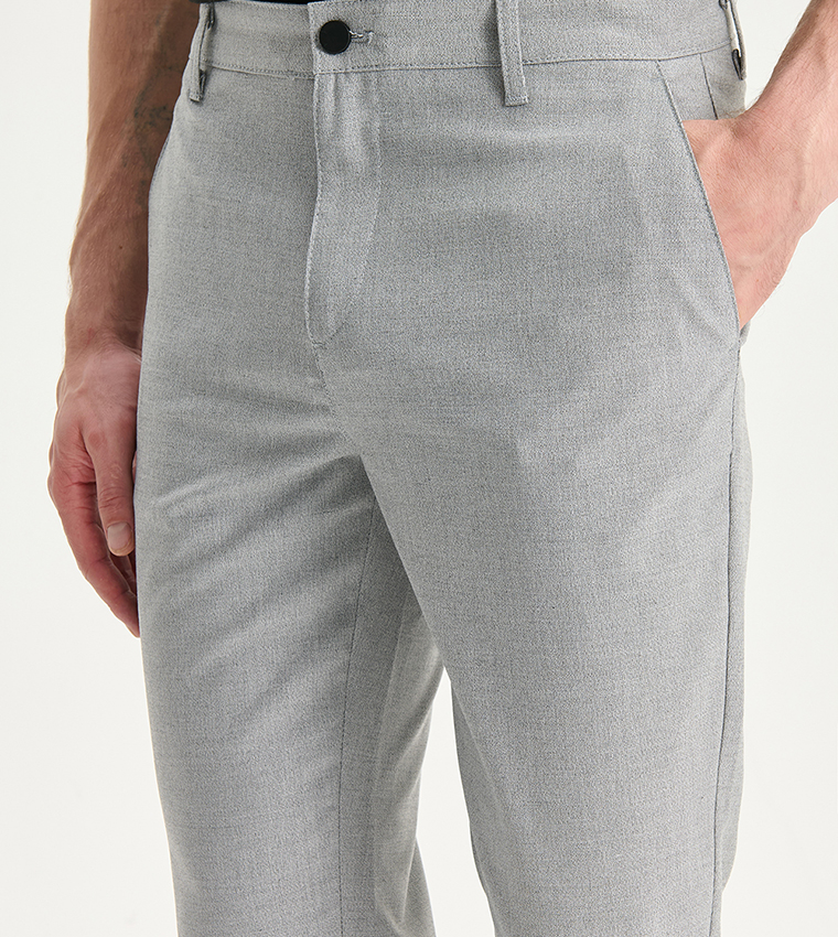 Mid Rise Slim Fit Trousers