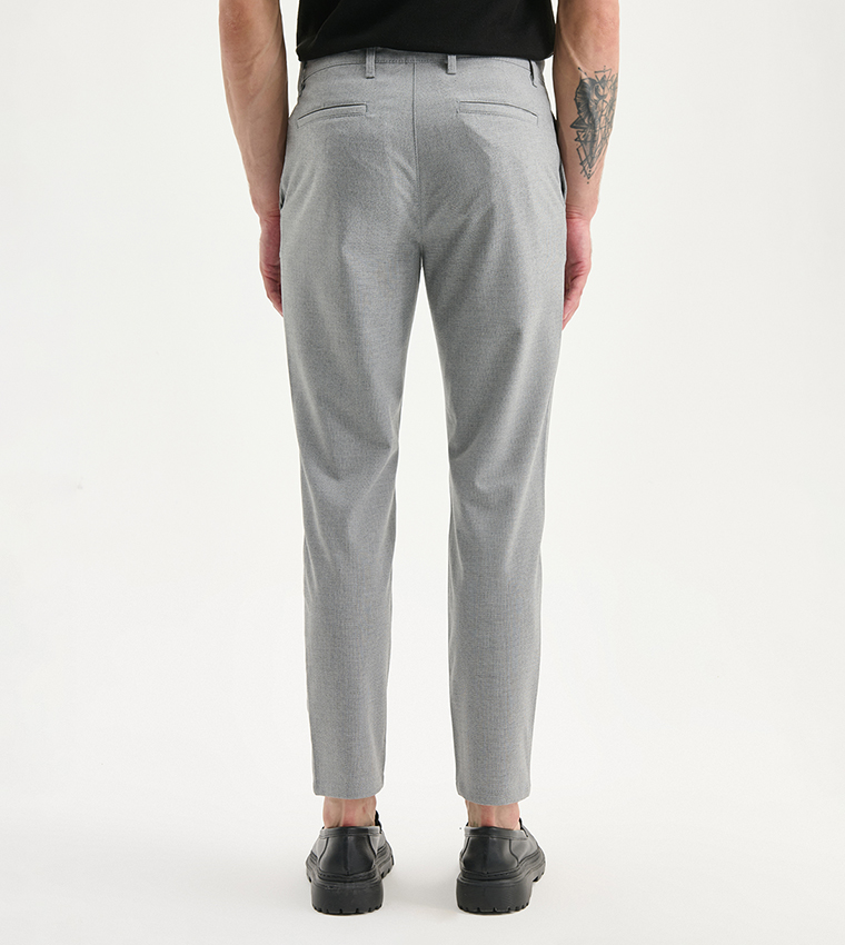 Mid Rise Slim Fit Trousers