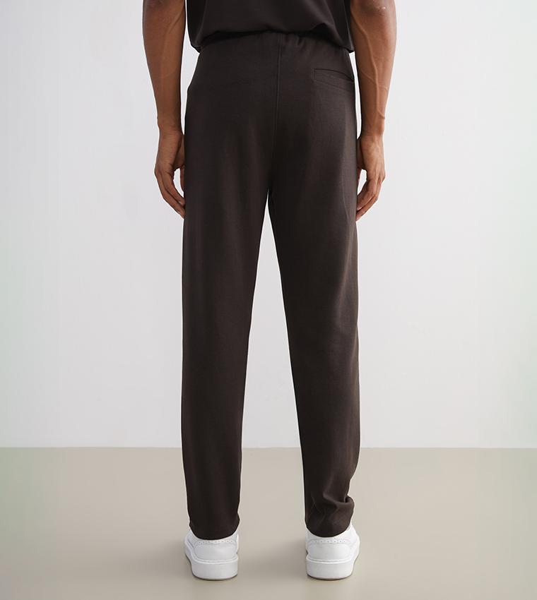 Drawstring Waist Slim Fit Pants