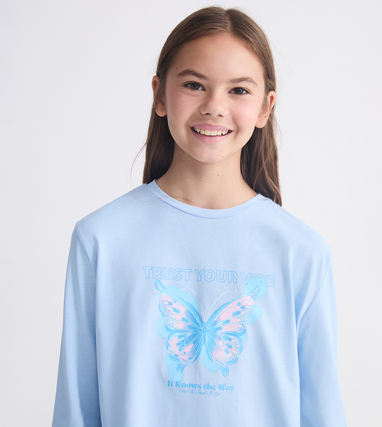 Printed Long Sleeves T-Shirt