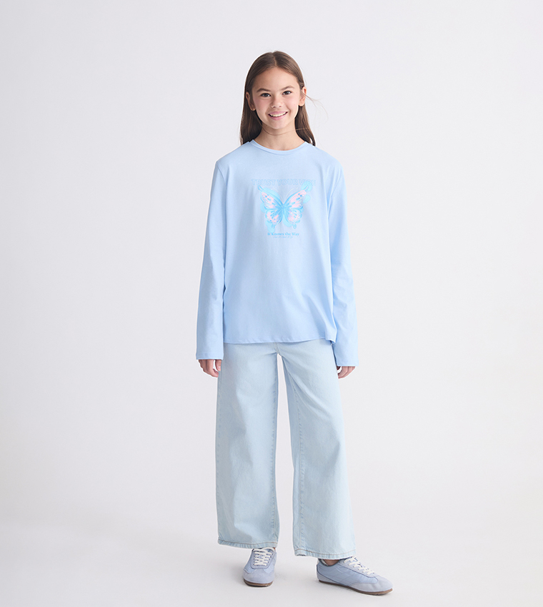 Printed Long Sleeves T-Shirt