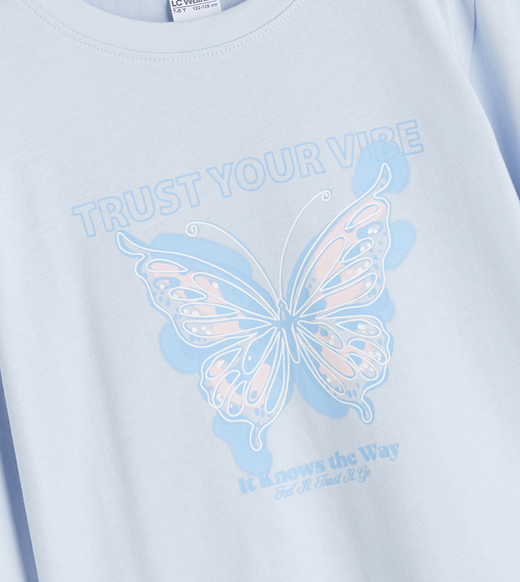 Printed Long Sleeves T-Shirt