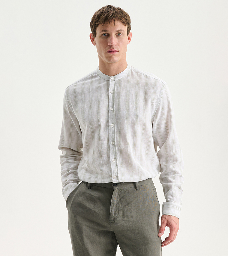 Striped Long Sleeves Casual Shirt
