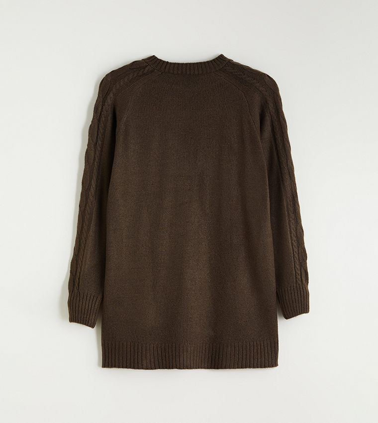 Crew Neck Knit Tunic