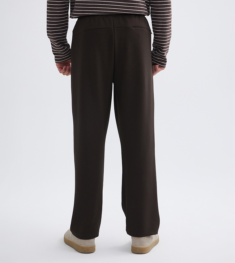 Drawstring Waist Slim Fit Sweatpants