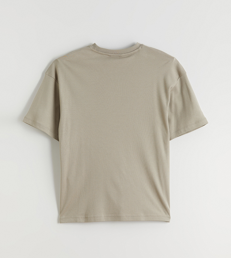 Solid Crew Neck T-Shirt