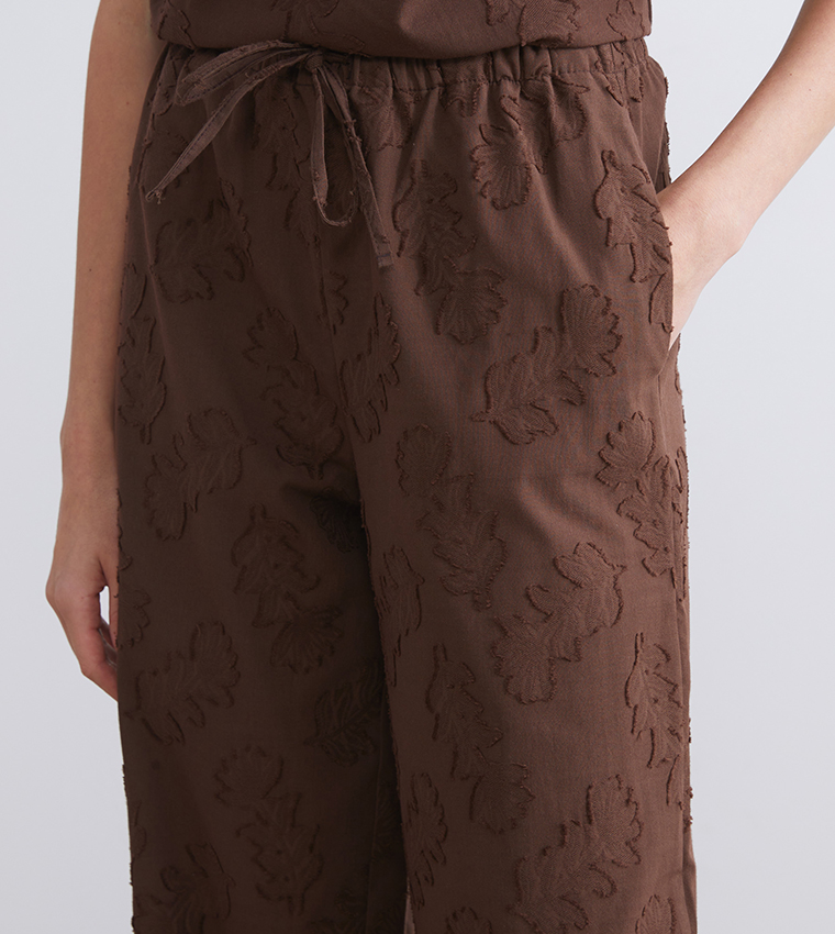 بنطال جاكار بخصر مرن