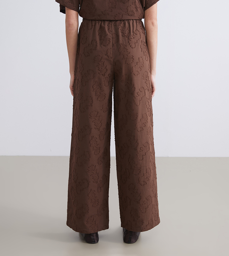 بنطال جاكار بخصر مرن