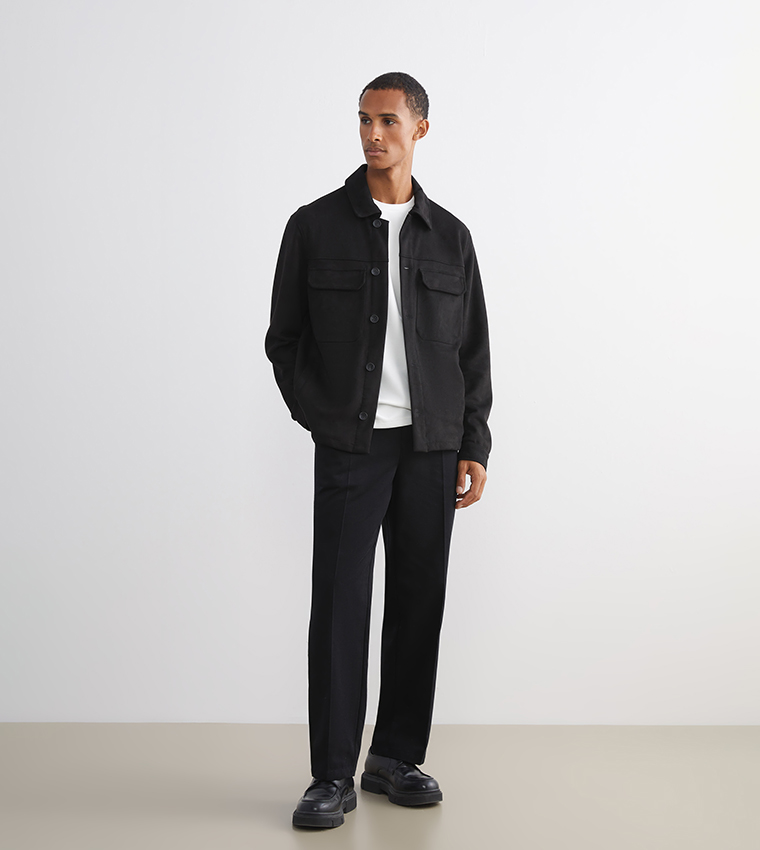 VISION Solid Standard Fit Trousers