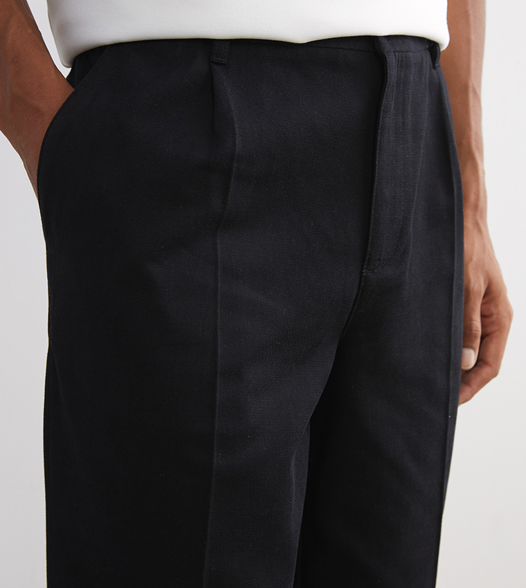VISION Solid Standard Fit Trousers