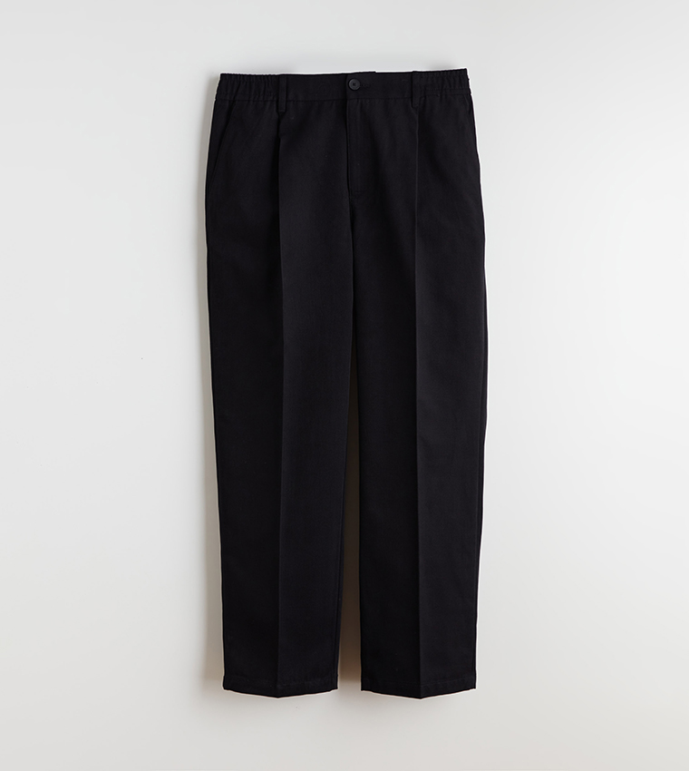VISION Solid Standard Fit Trousers