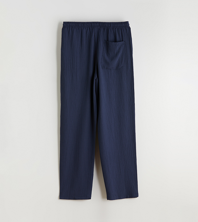 Mid Rise Relaxed Fit Trousers