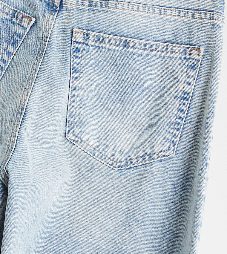 Faded Baggy Fit Jeans