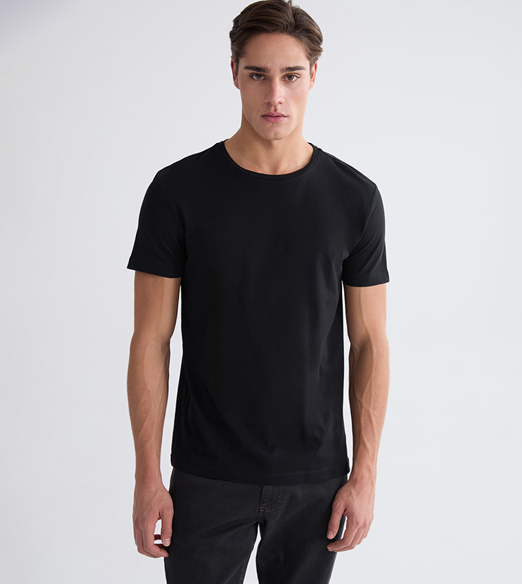 Solid Short Sleeves Casual T-Shirt