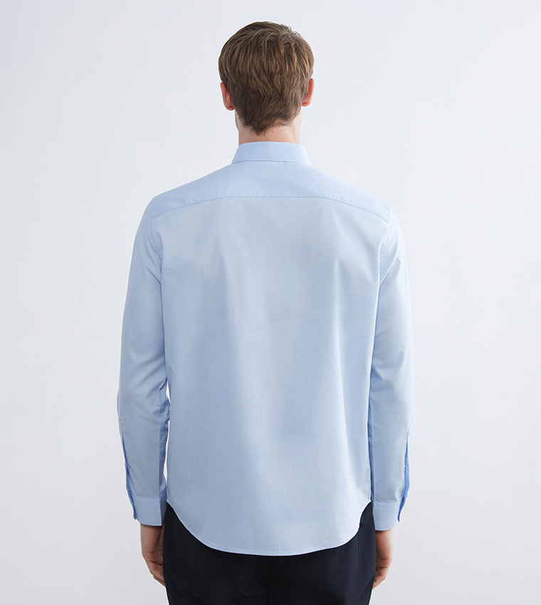 Solid Long Sleeves Formal Shirt