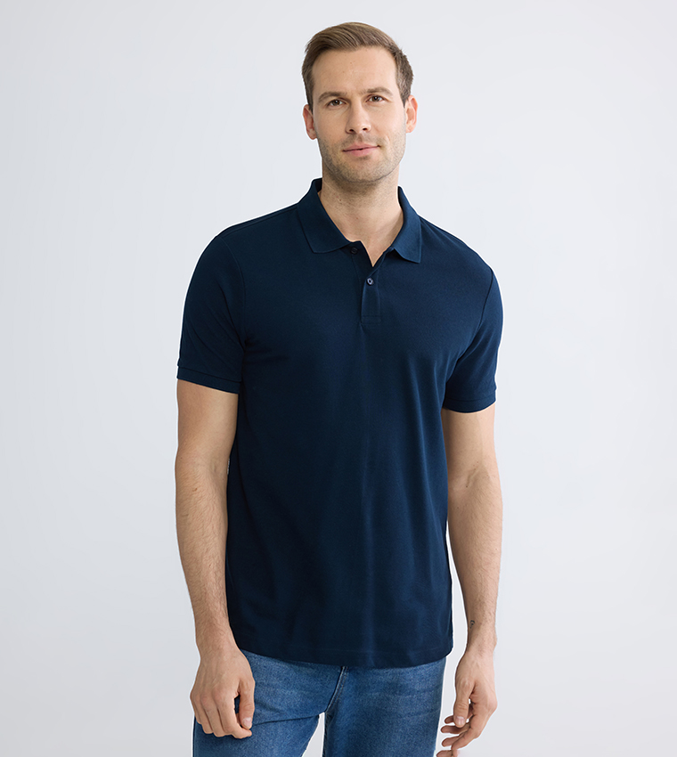 Solid Short Sleeves Polo T-Shirt