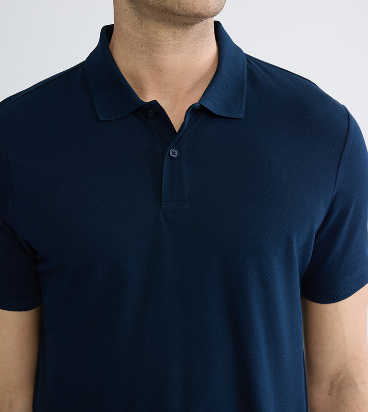 Solid Short Sleeves Polo T-Shirt