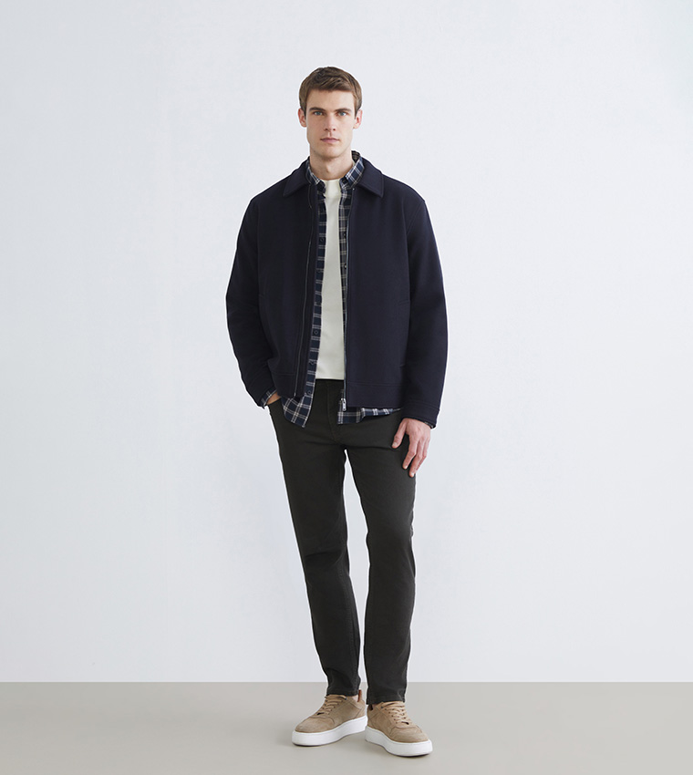 Long Sleeves Regular Fit Coat