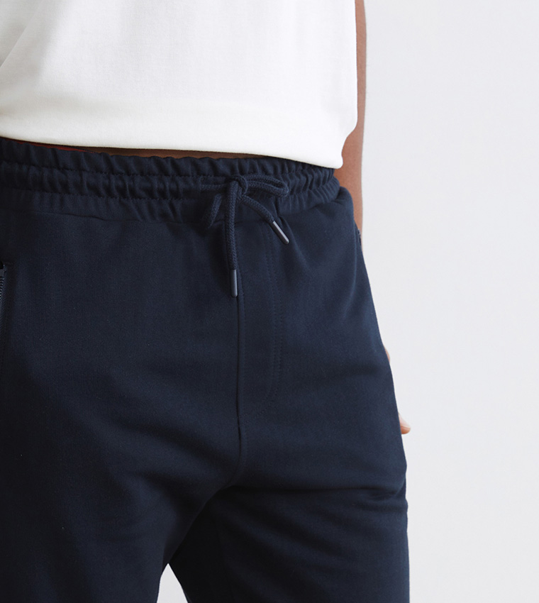 Drawstring Waist Regular Fit Joggers